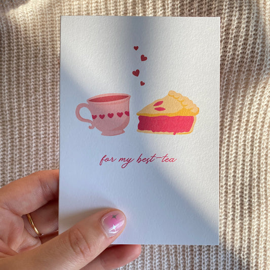 Best-Tea Mini Greeting Card