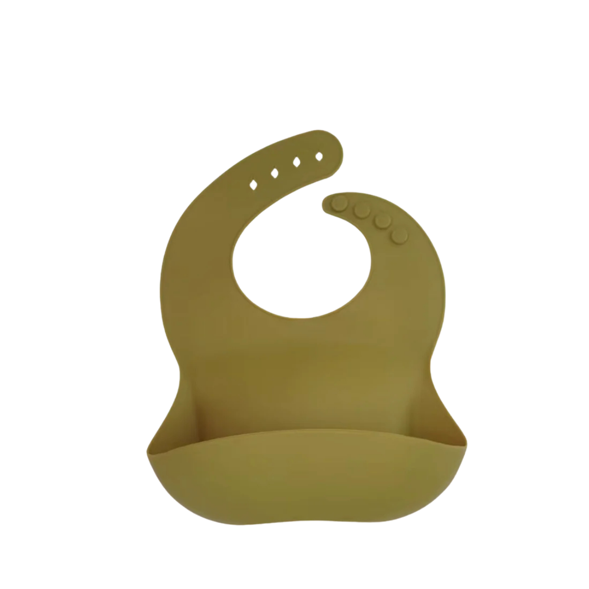 Olive - Silicone Bib