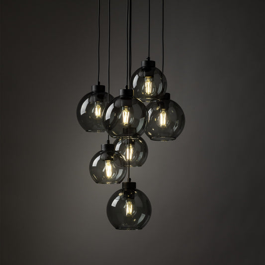 CUBUS Graphite Glass Scandinavian Pendant Light 7