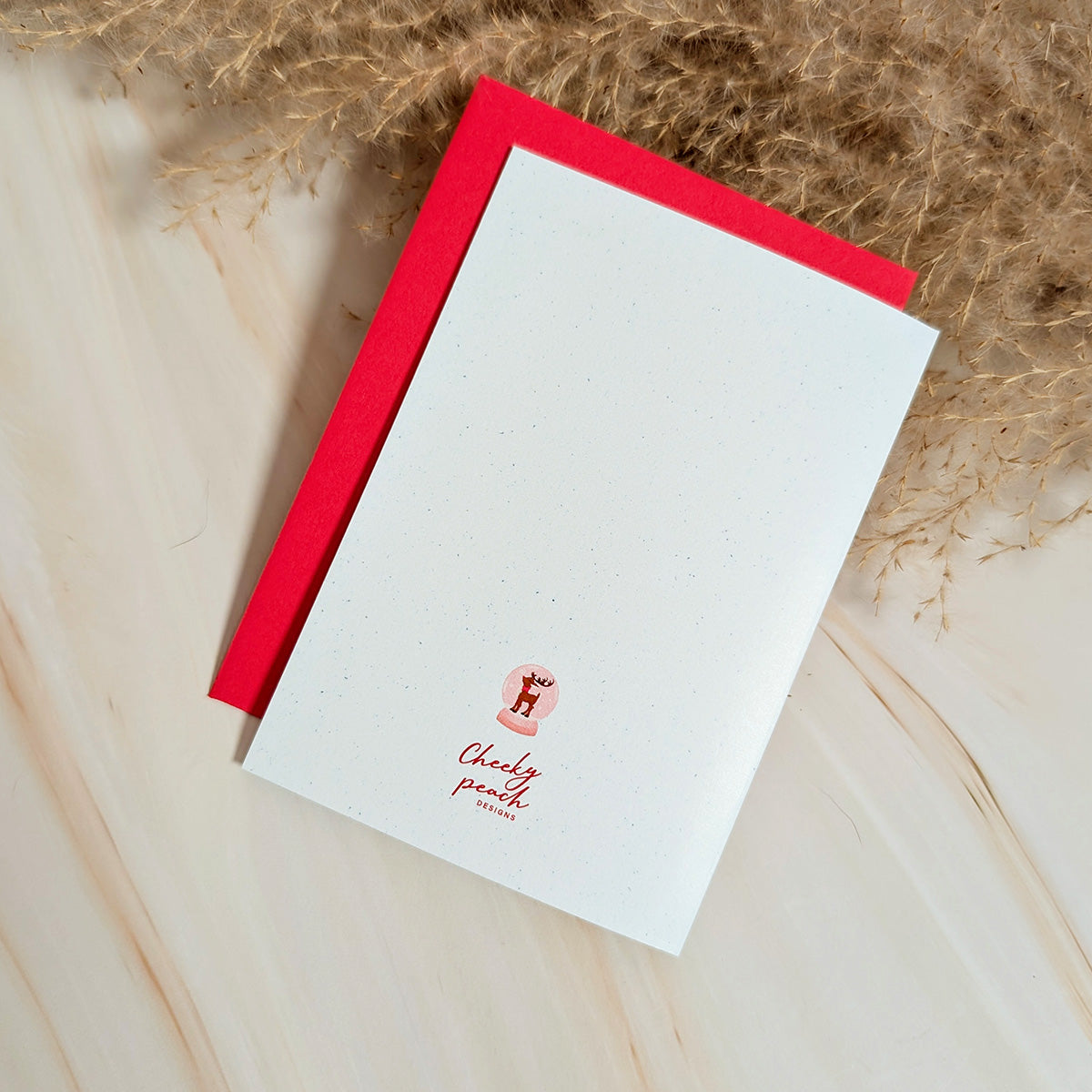 Rein In The Holidays Snow Globe Mini Card