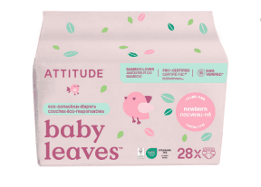 Attitude - Baby Diapers Newborn (up to 4kg) (28un)