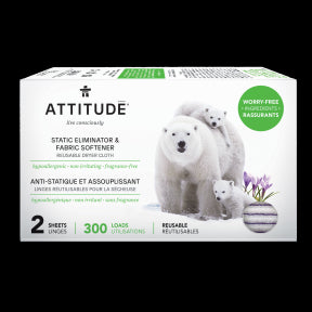 Attitude - Static Eliminator & Softener Cloth (300ct)