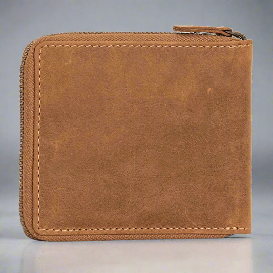 MET Hunter Leather Zip Around Wallet