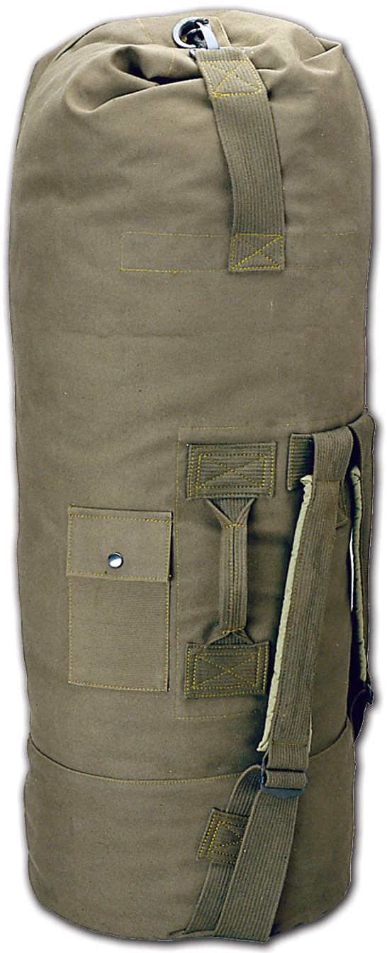 World Famous New Issue Duffle Bag with Padlock Ring Olive