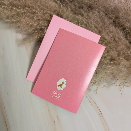 Cozy Woodland Animals Mini Holiday Card