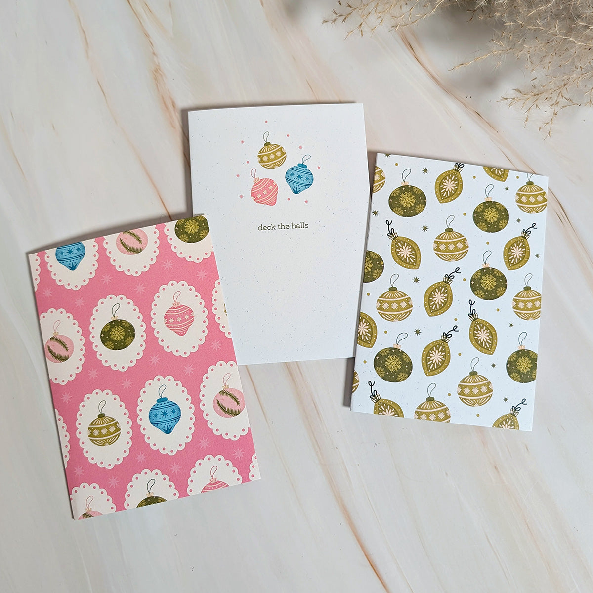 Joyful Ornaments Mini Holiday Card