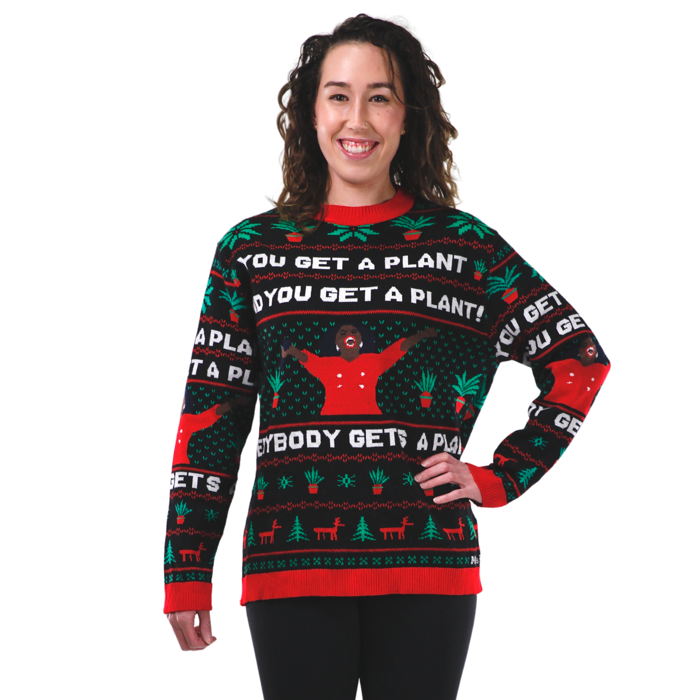 "YOU GET A PLANT" - Ugly Plantmas Sweater