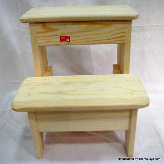 Escabeau à deux marches