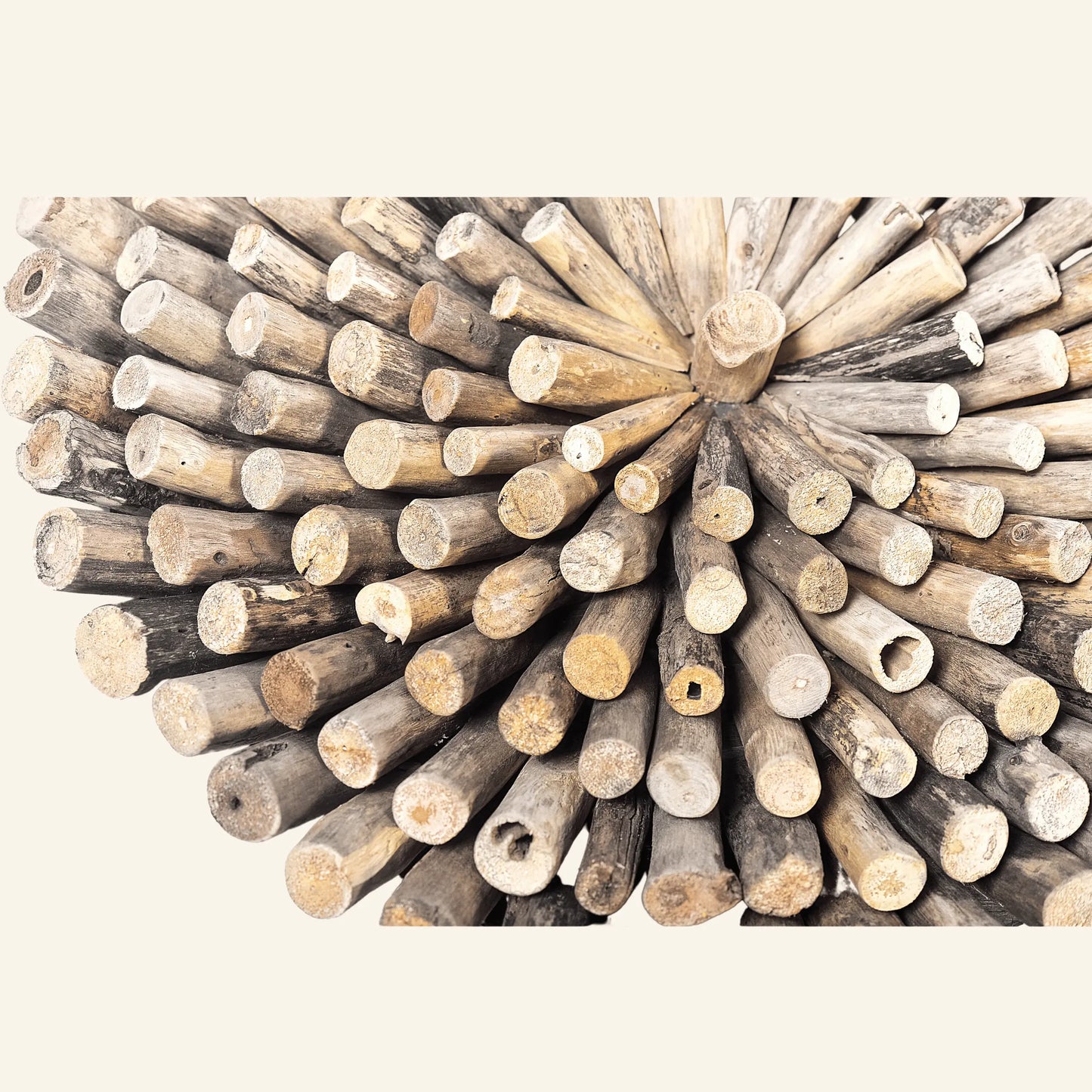 Décoration murale en bois flotté naturel