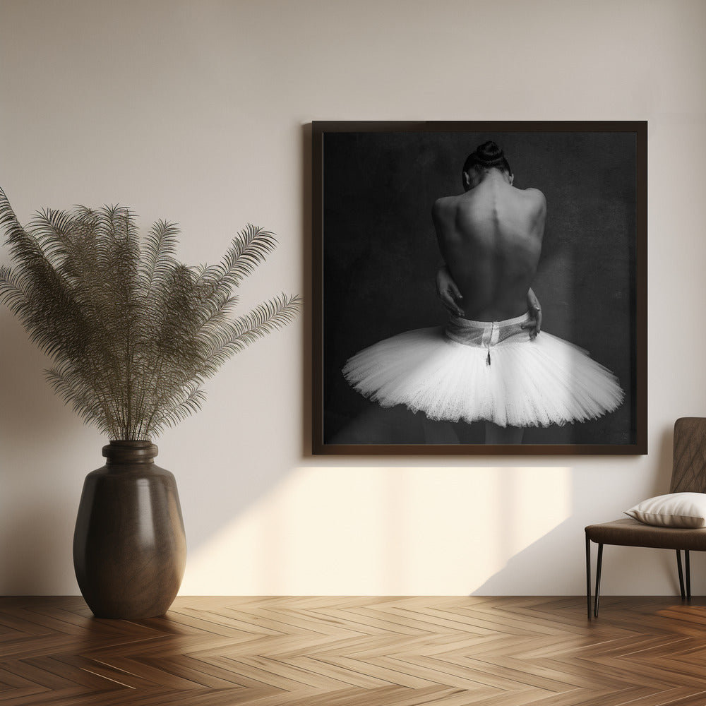 Wall art ballerina's back 2
