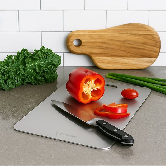 Stainless Steel Cutting Board – High Hardness, Scratch-Resistant & Hygienic Surface