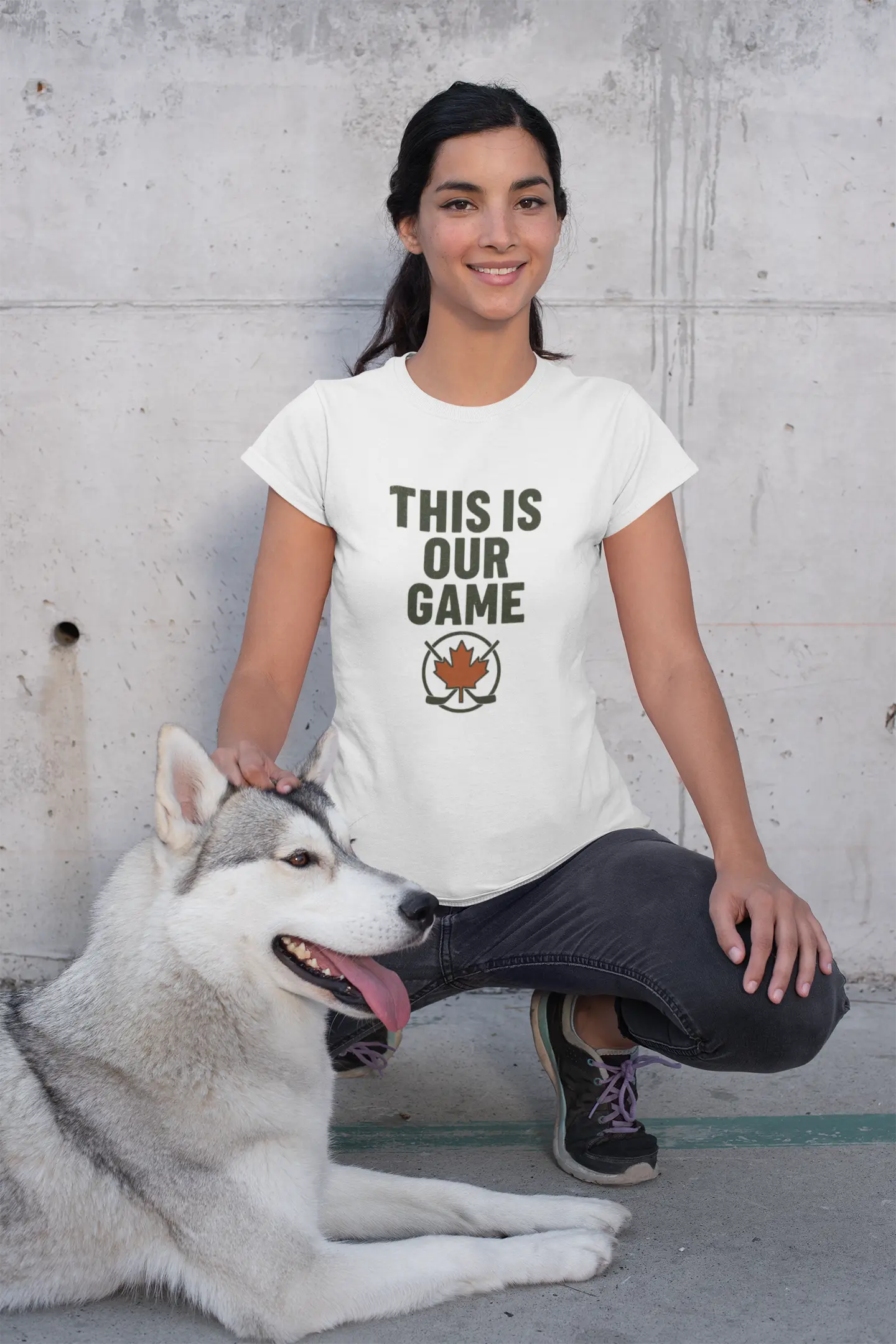 This Is Our Game Women's T-Shirt β Canada Maple Leaf Tee