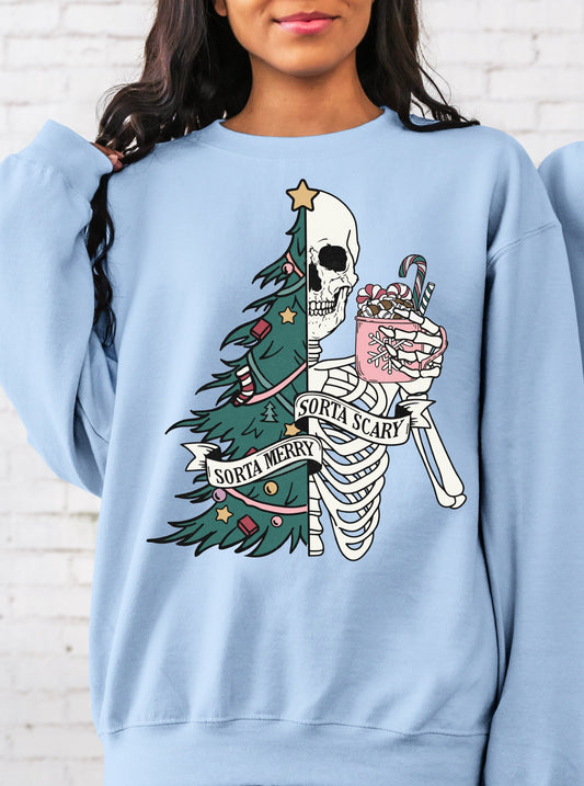 Sweatshirt Crew Hoodie Or T-Shirt Christmas Sorta Merry