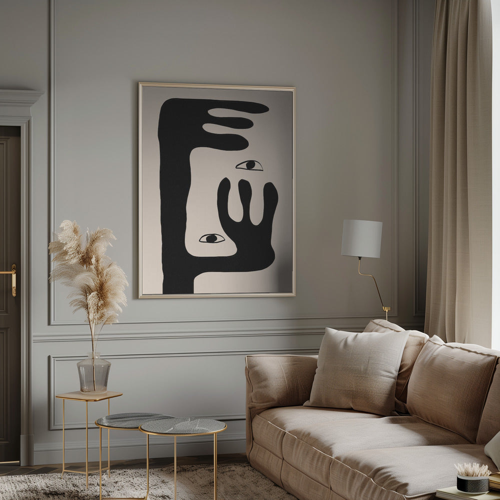 Wall art Abstract Face No2.