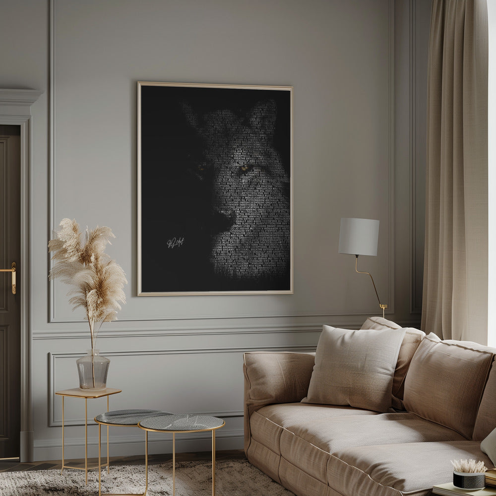 Wall art Wolf