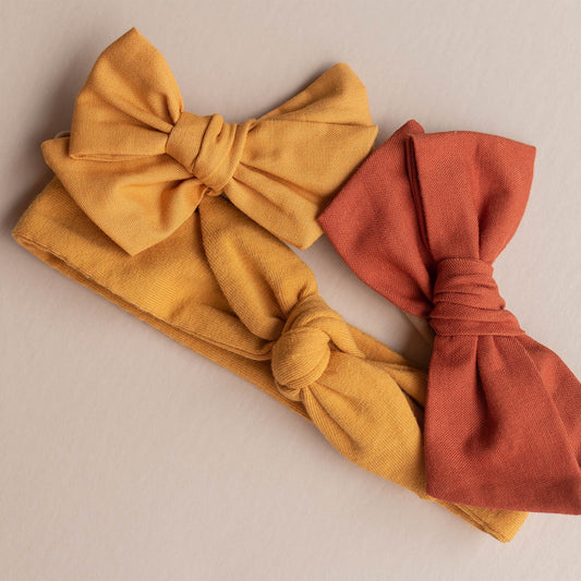 Topknot Headband | Mustard