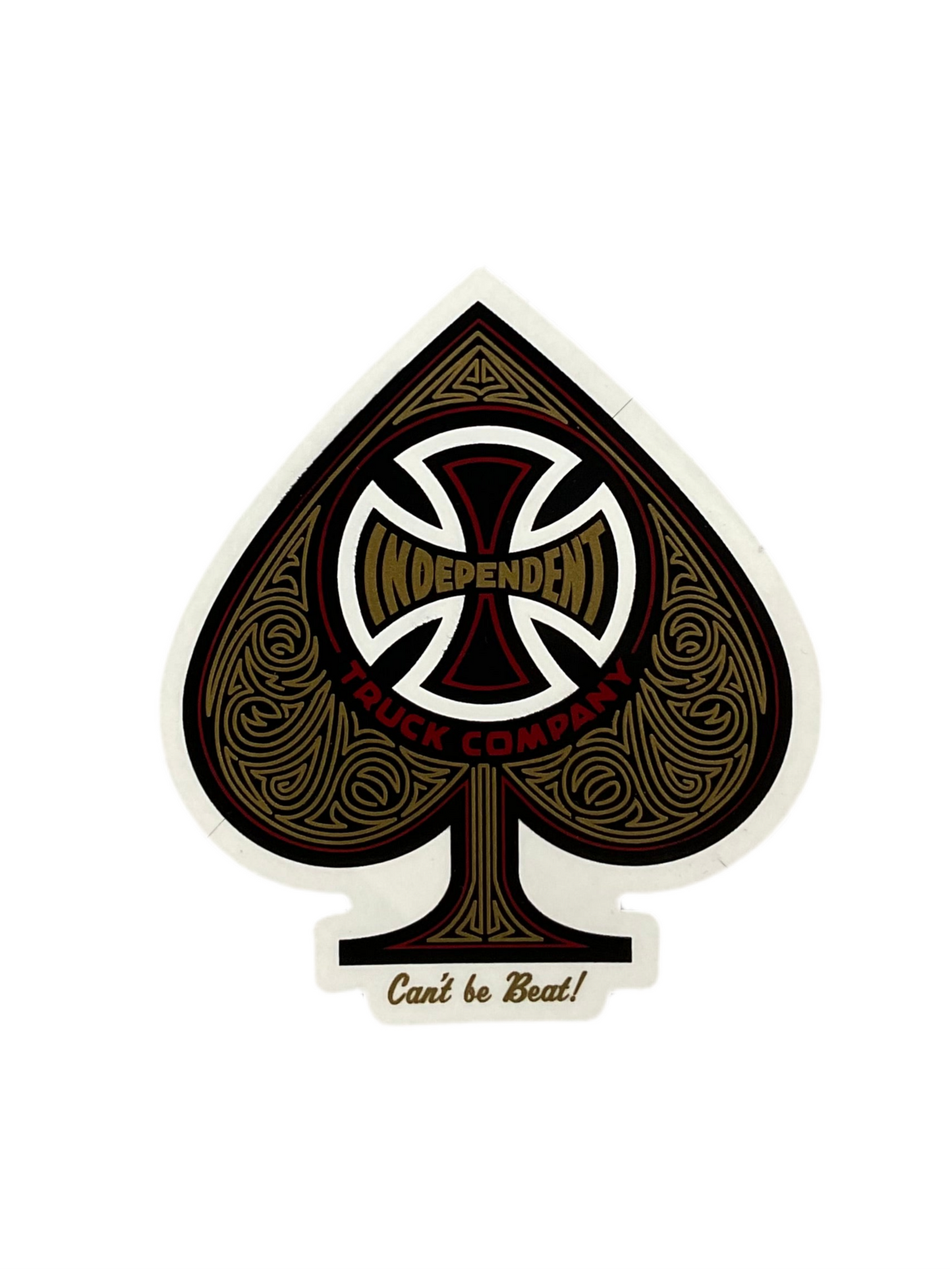 IND Sticker 3" Spade Clear