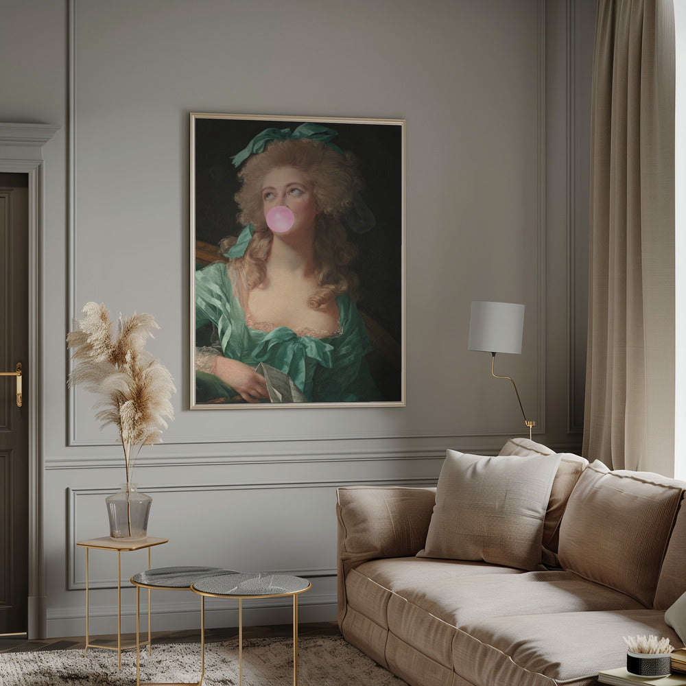 Wall art Madame Bubble-Gum