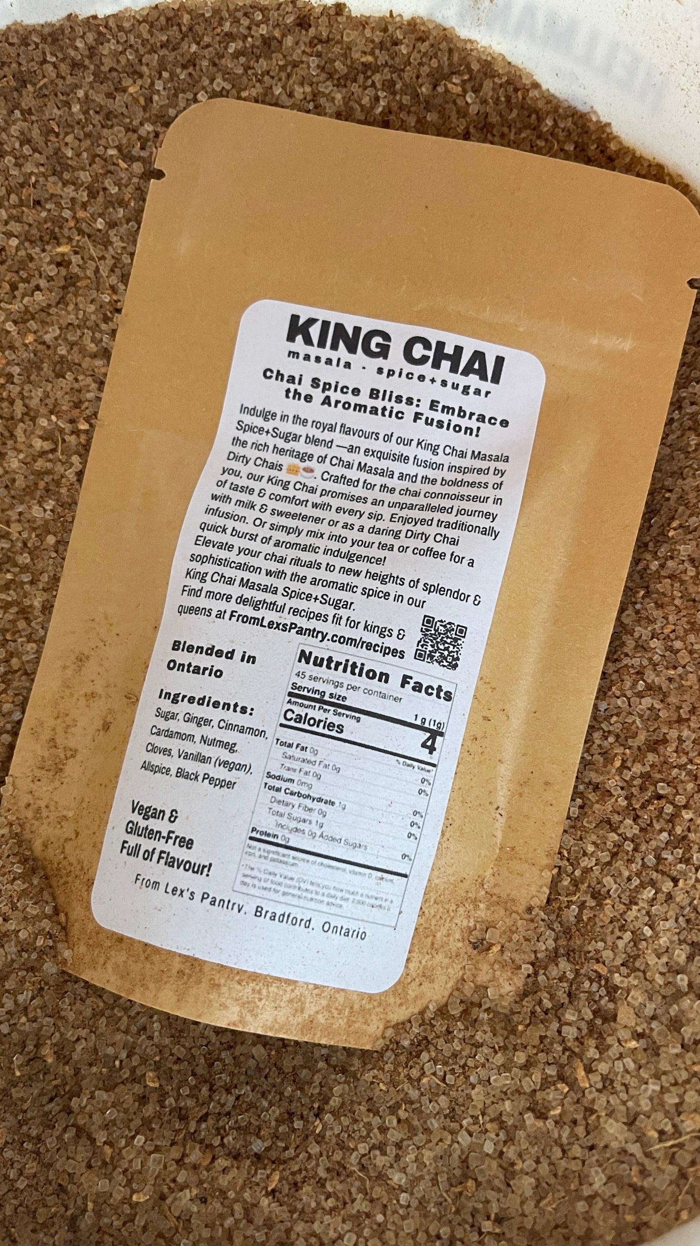 King Chai Masala Spice + Sugar