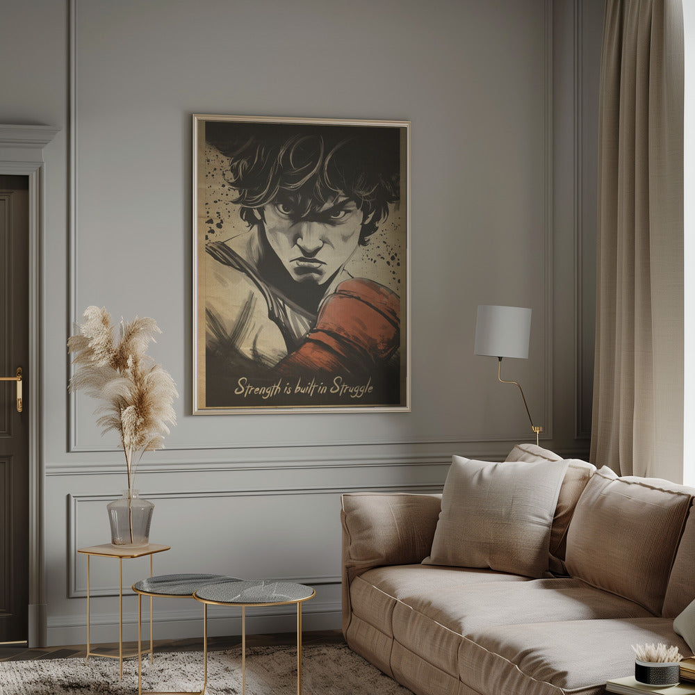 Wall art Strength Is Built In Struggle