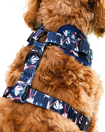 Dog Adjustable Harness Heavenly Flowers | Lila Pawtique