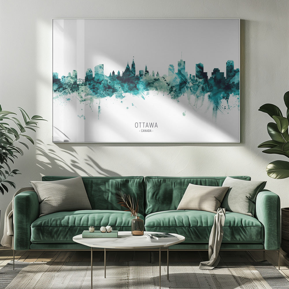 Wall art Ottawa Canada Skyline