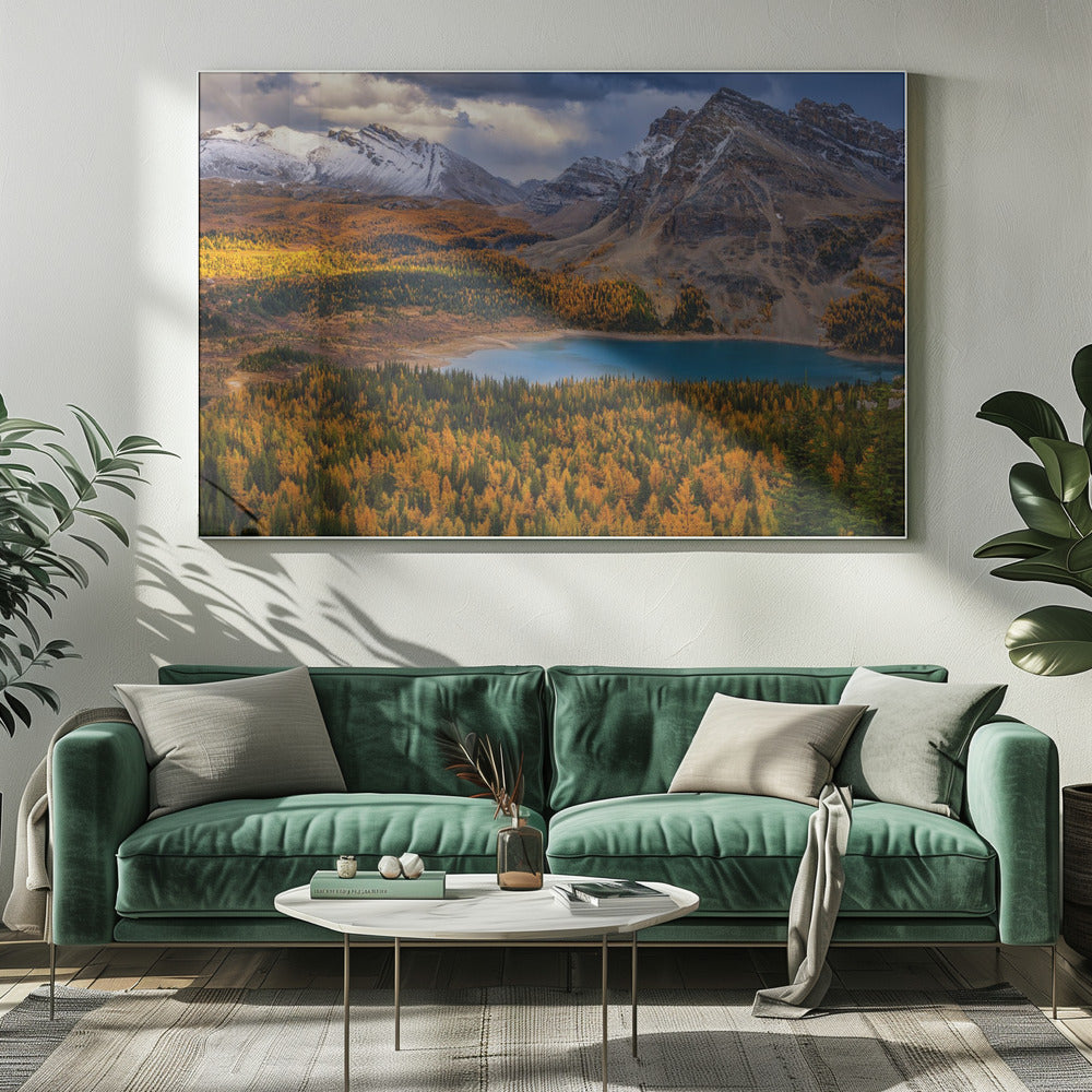 Wall art Lake Magog, Quebec