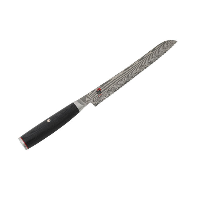 Miyabi Kaizen II 5000FCD 9.5″ Bread Knife – FC61 Core, 48‑Layer Damascus Steel