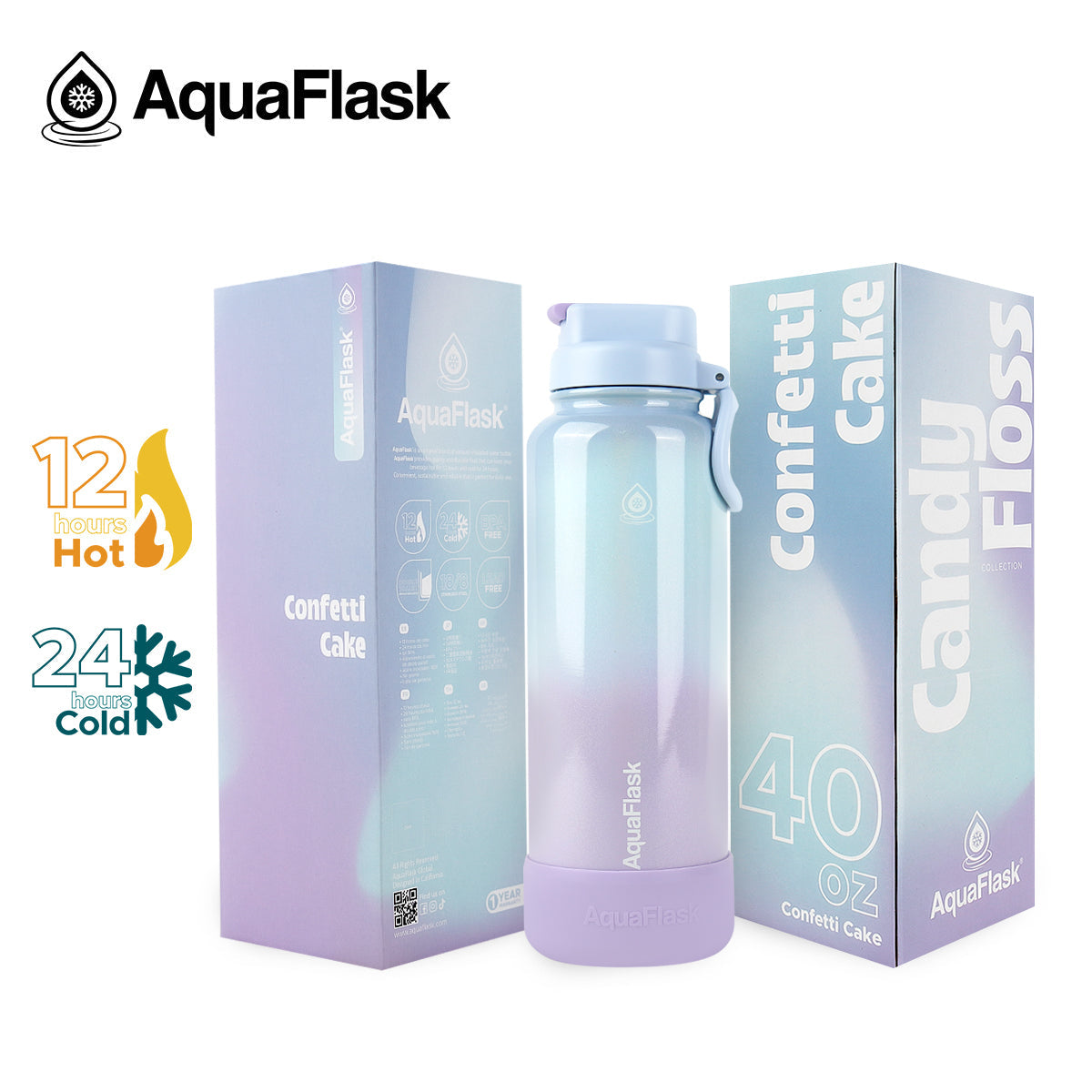 AquaFlask 40oz Dream Collection 4 – Limited Edition Double Wall Hot & Cold Leak-Proof Travel Tumbler