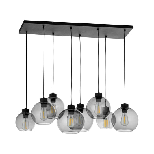 CUBUS Graphite Glass Scandinavian Pendant Light 8