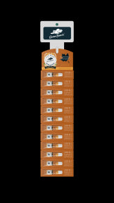 Green Beaver - Caramel Lip Balm Clip Strip (12ct)