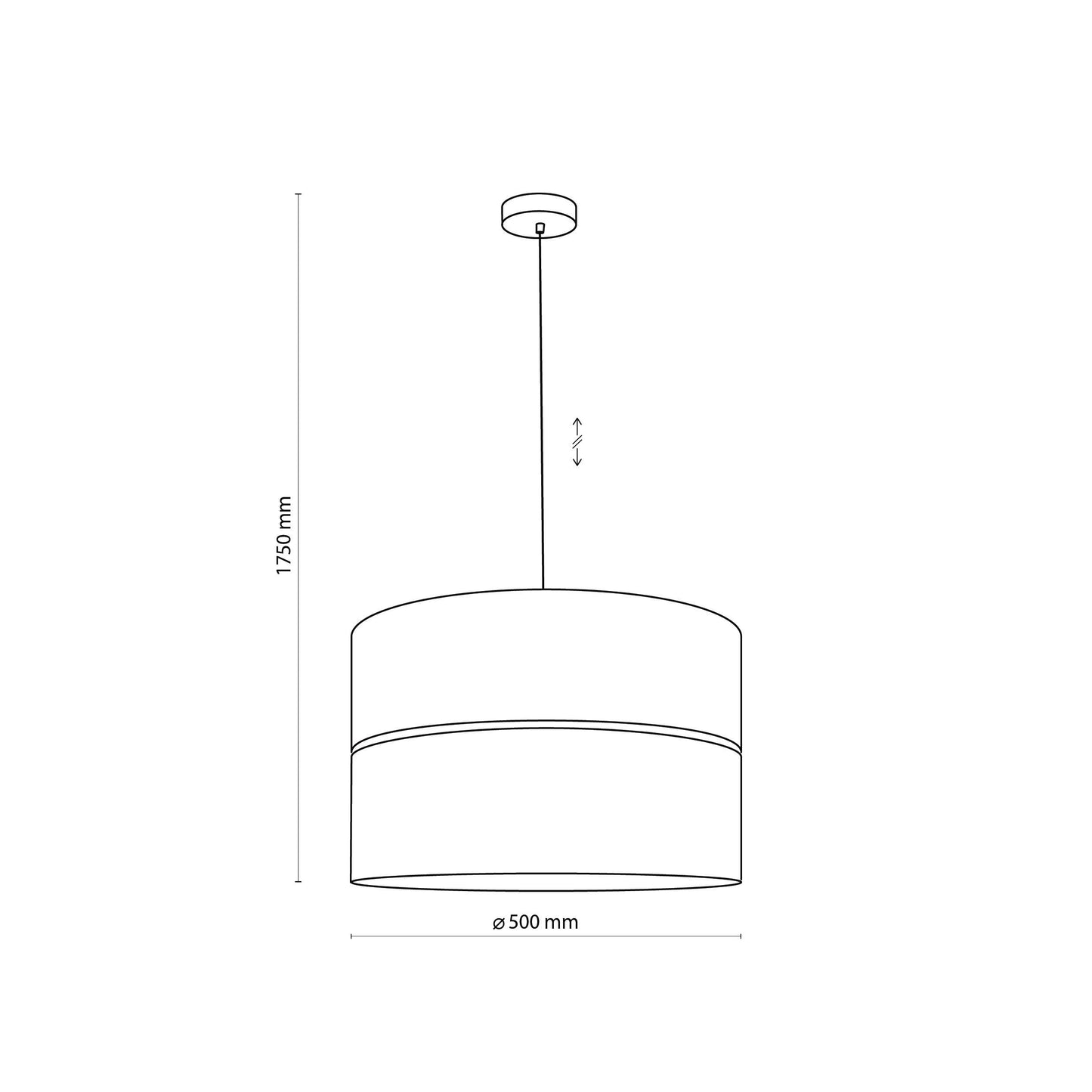HILTON Black & Gold Pendant Ceiling Light Fixture for Kitchen Island, Dining Room & Living Room – Modern Luxury Lighting