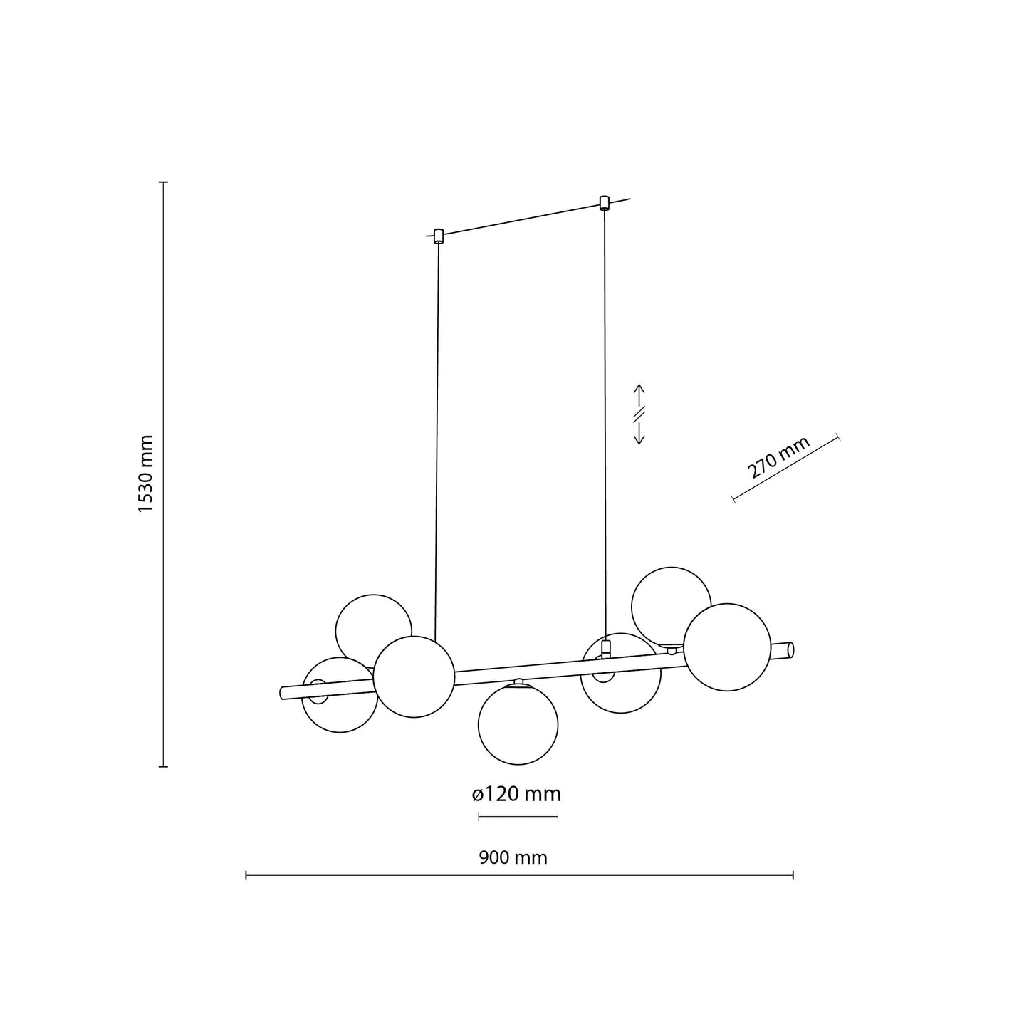 ESTERA Brown Scandinavian Pendant Light 7