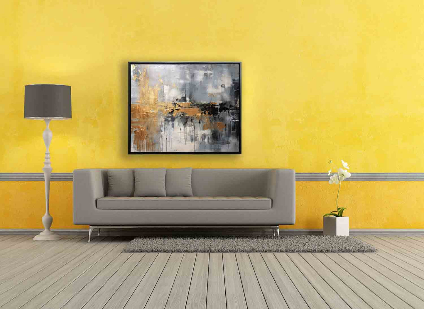 Wall Art -Autumn abstract canvas print
