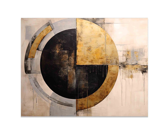 Wall Art Abstract Sun -Canvas print- Modern Art