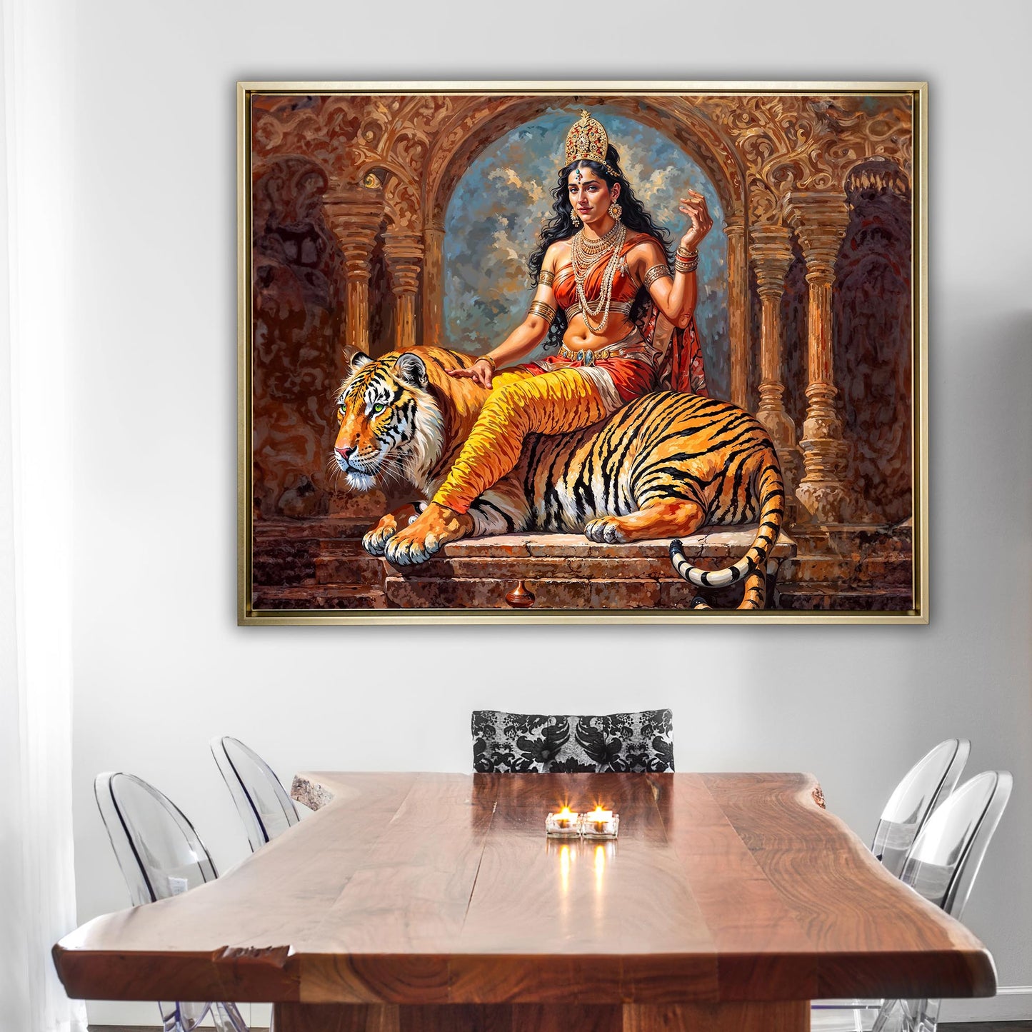 Wall Art -Parvati Canvas Print -Indian Art