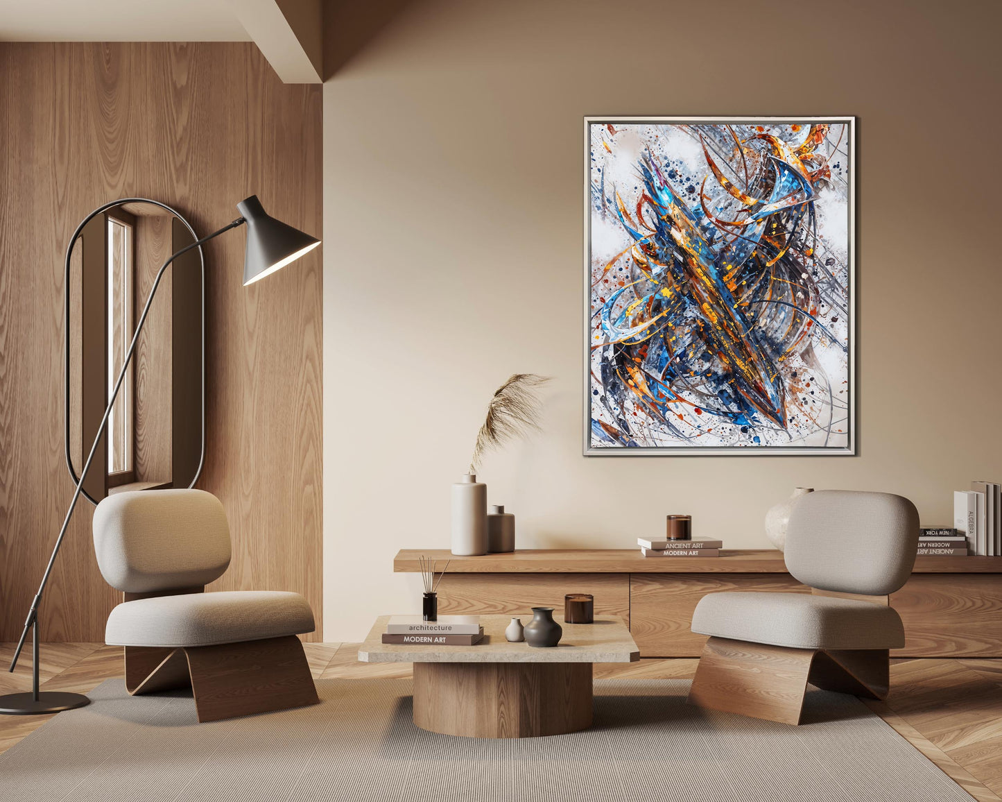 Wall Art-Abstract 2-Canvas Printed-Artwork