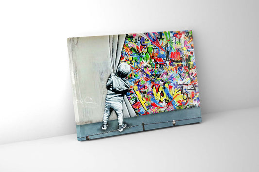 Wall Art Grafitti -Canvas Printed-Artwork Decor