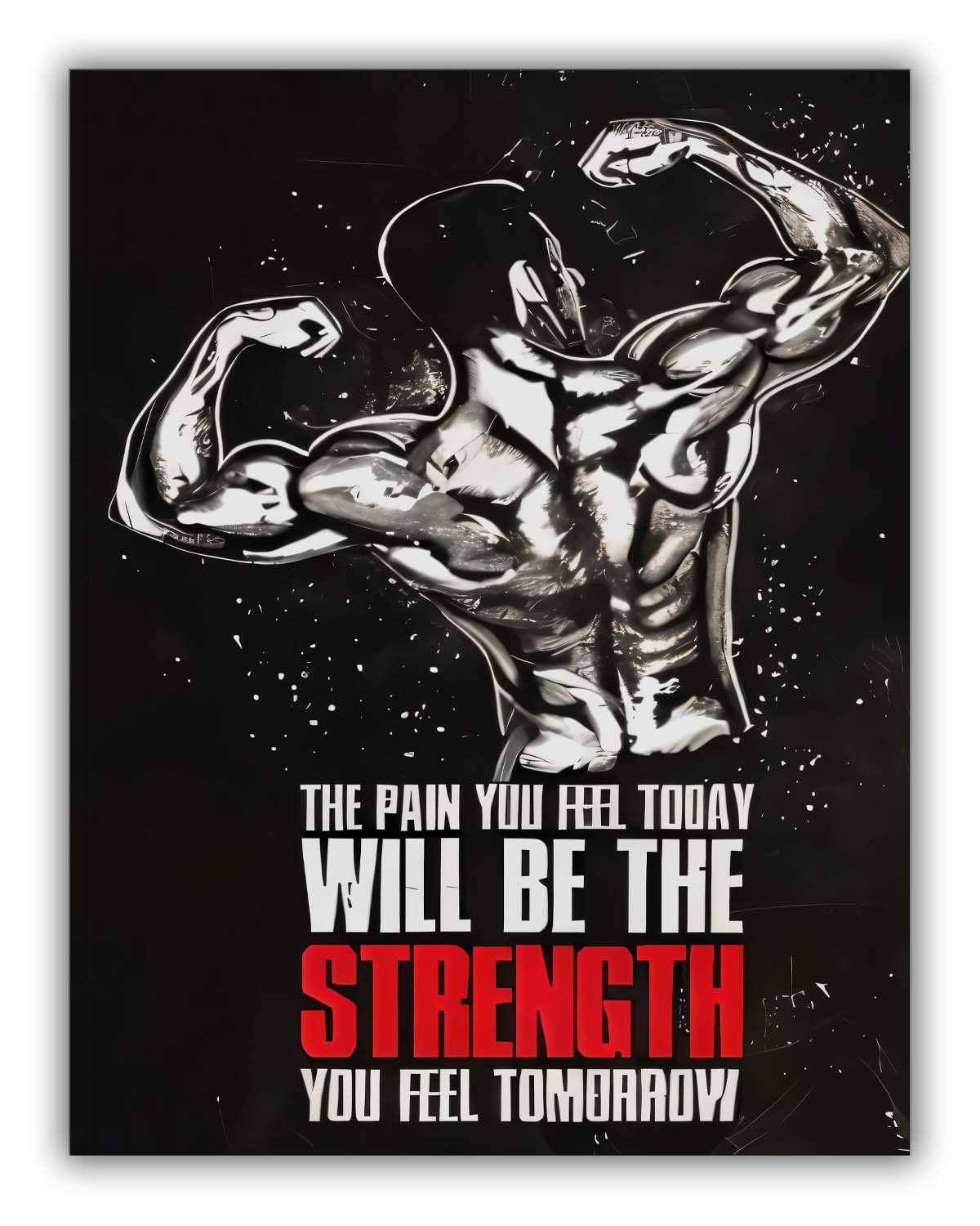 Wall Art Bodybuilding Inspiration I " Fine Art Canvas
