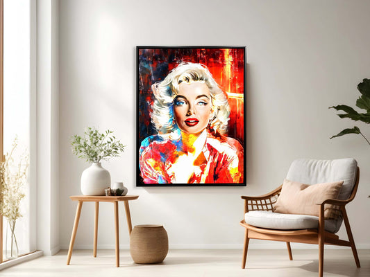 Wall Art Captivating Marylinn Monroe" 36" x 48"