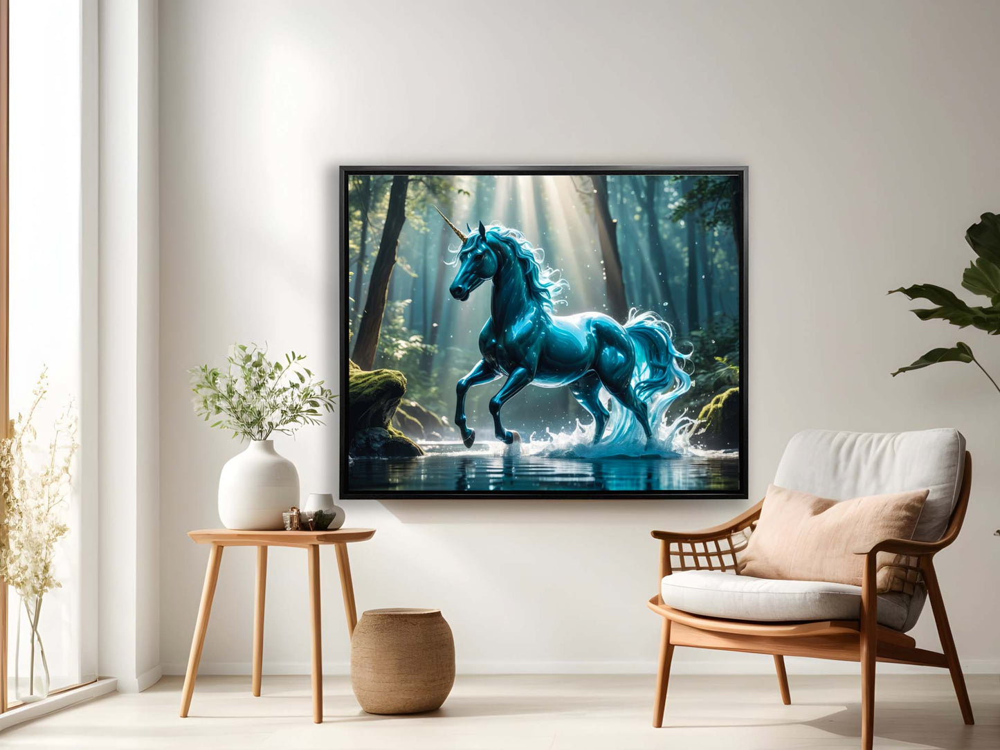 Unicorn 48" x 36"