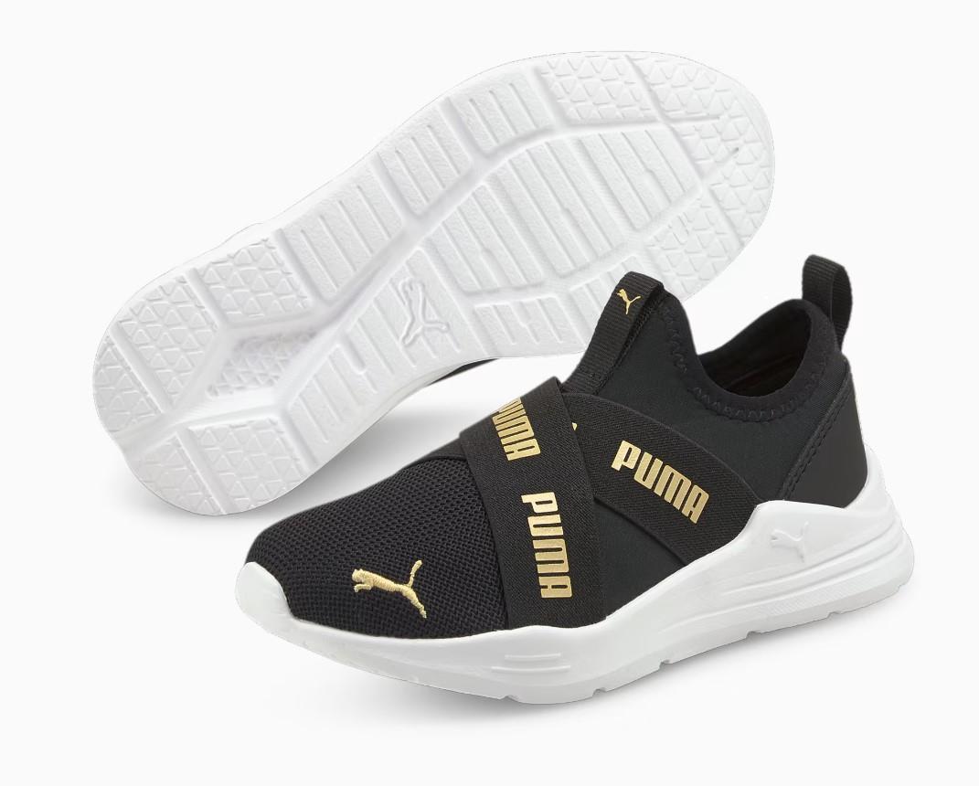 Puma Wired Run Slip On Flash Jr - Kids Running Shoe