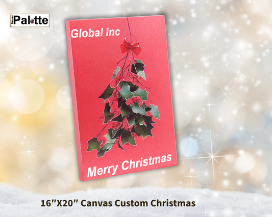 16″X20″ Canvas Custom Christmas Canvas Print