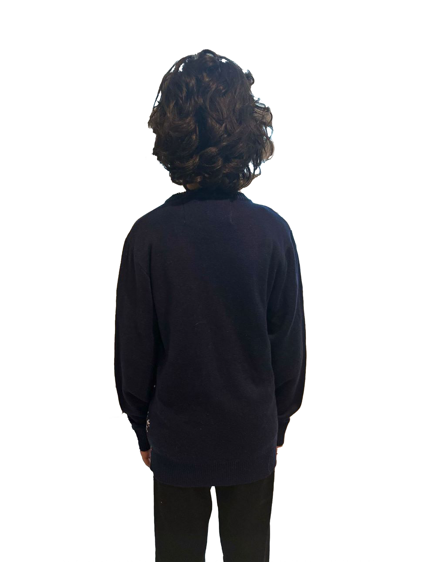 Girl Snowman Sweater With a Pompom