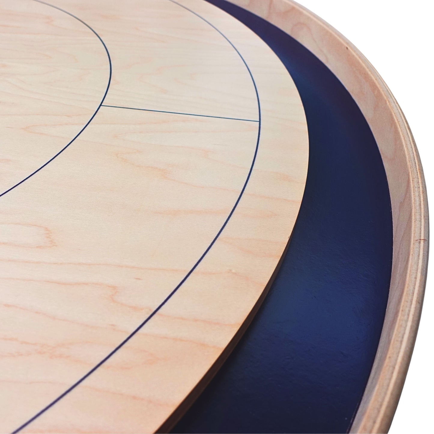The Royal Navy Board by Crokinole Canada - Tournament Board Game Set - Meets NCA Standards