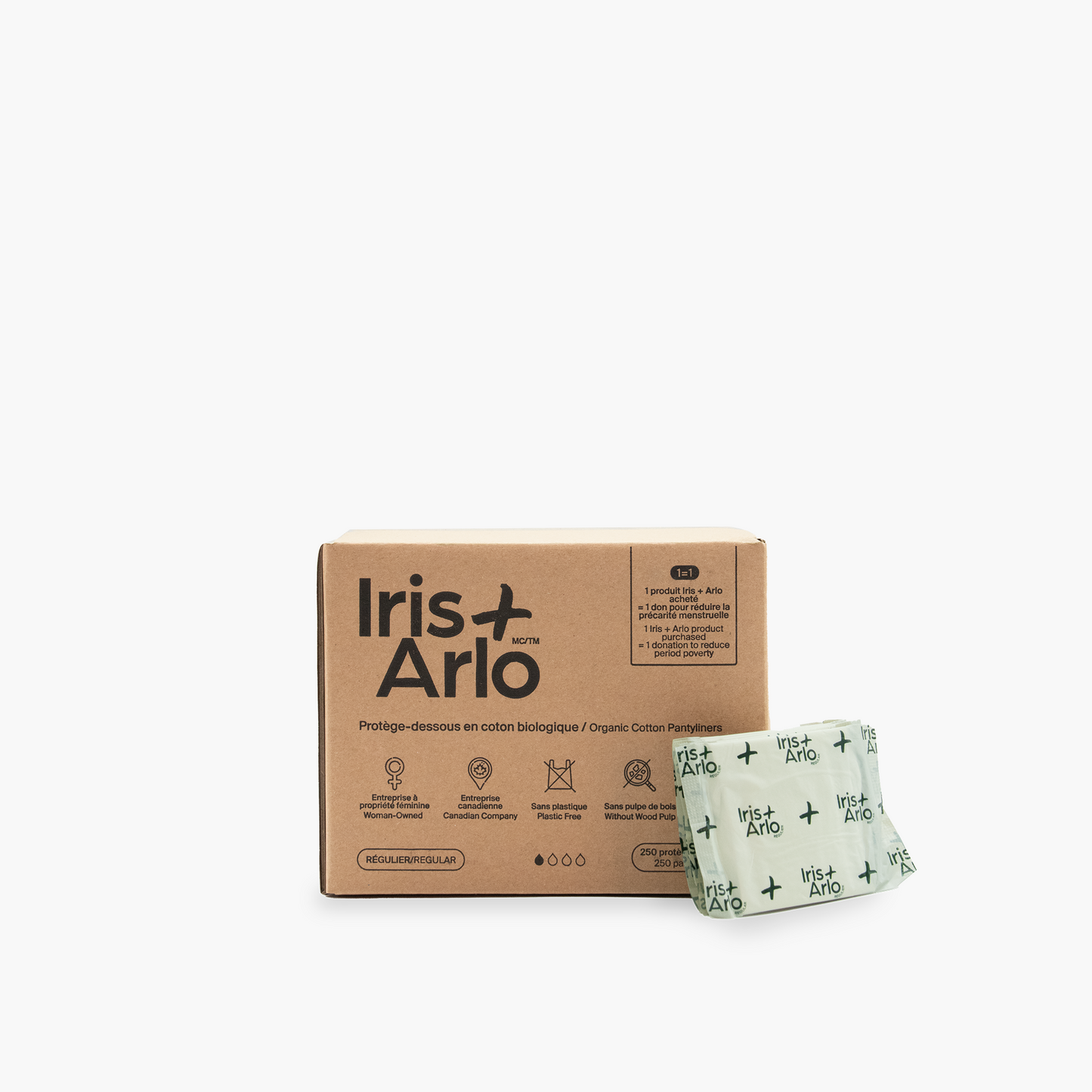 100% Organic Cotton Pantyliners