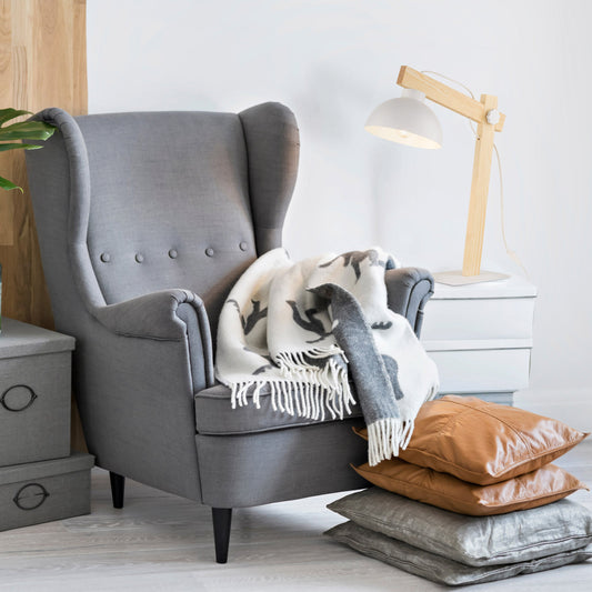 OSLO White Scandinavian Night Lamp