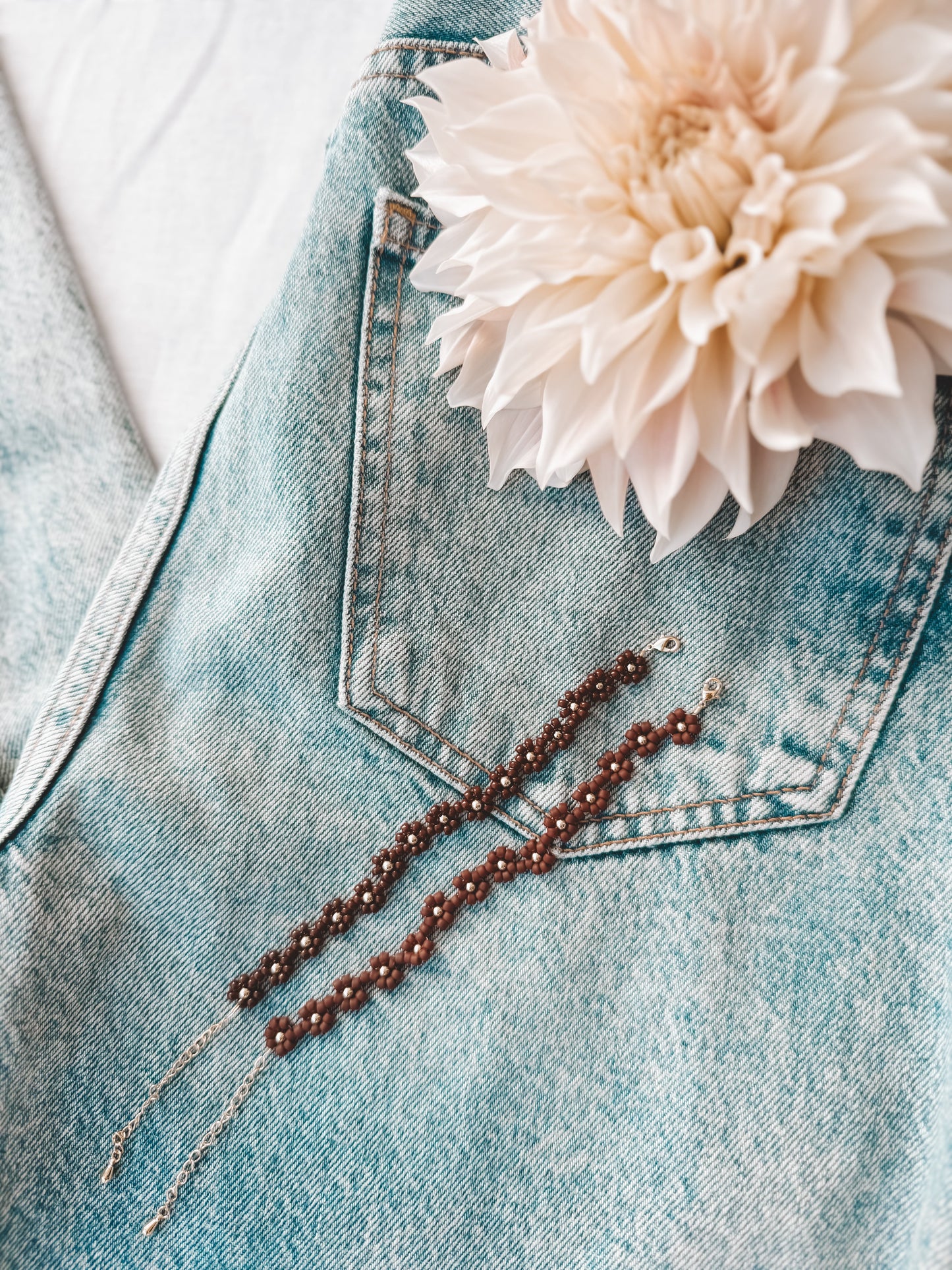 The Merlot Daisy Bracelet & Anklet