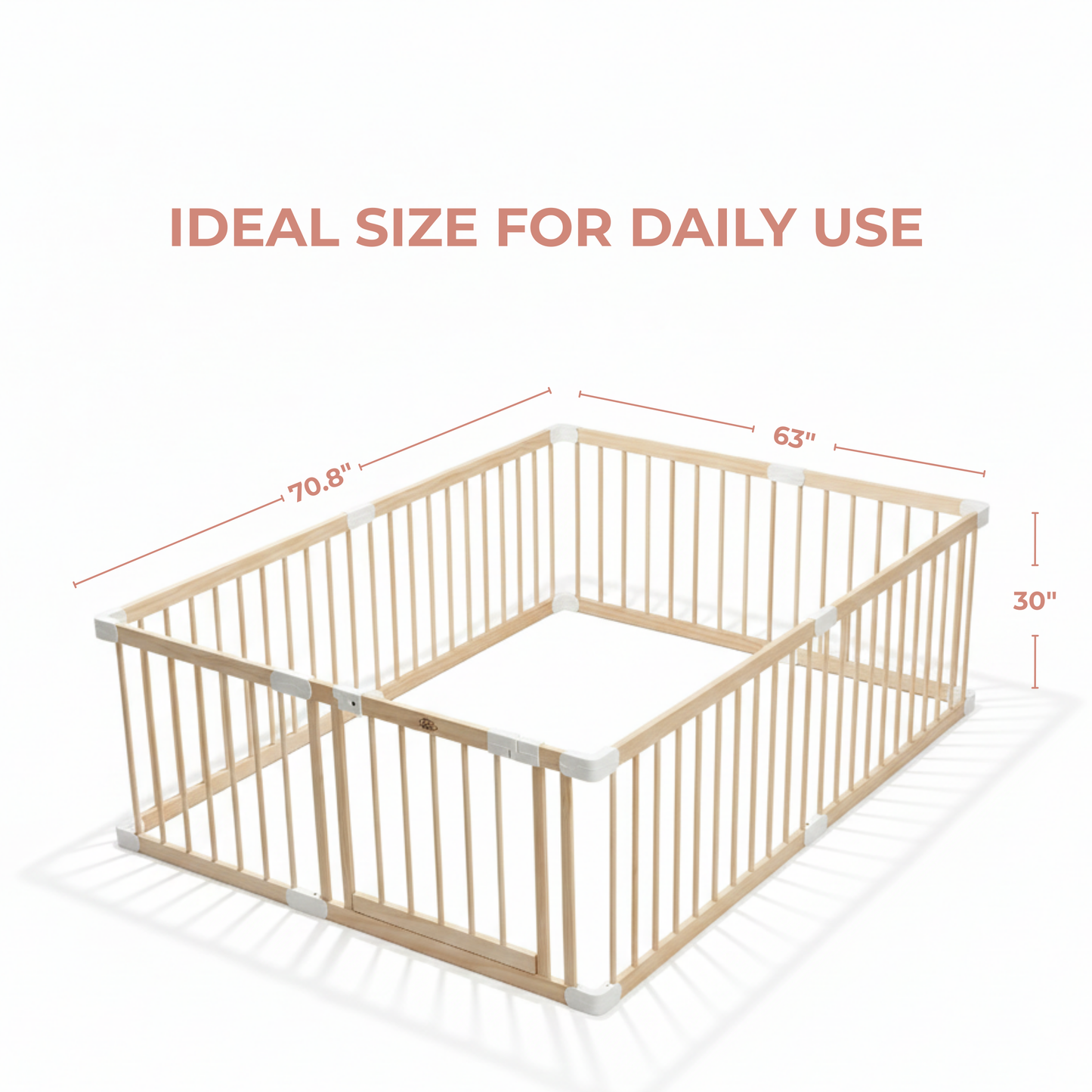 MESSI Wooden Playpen