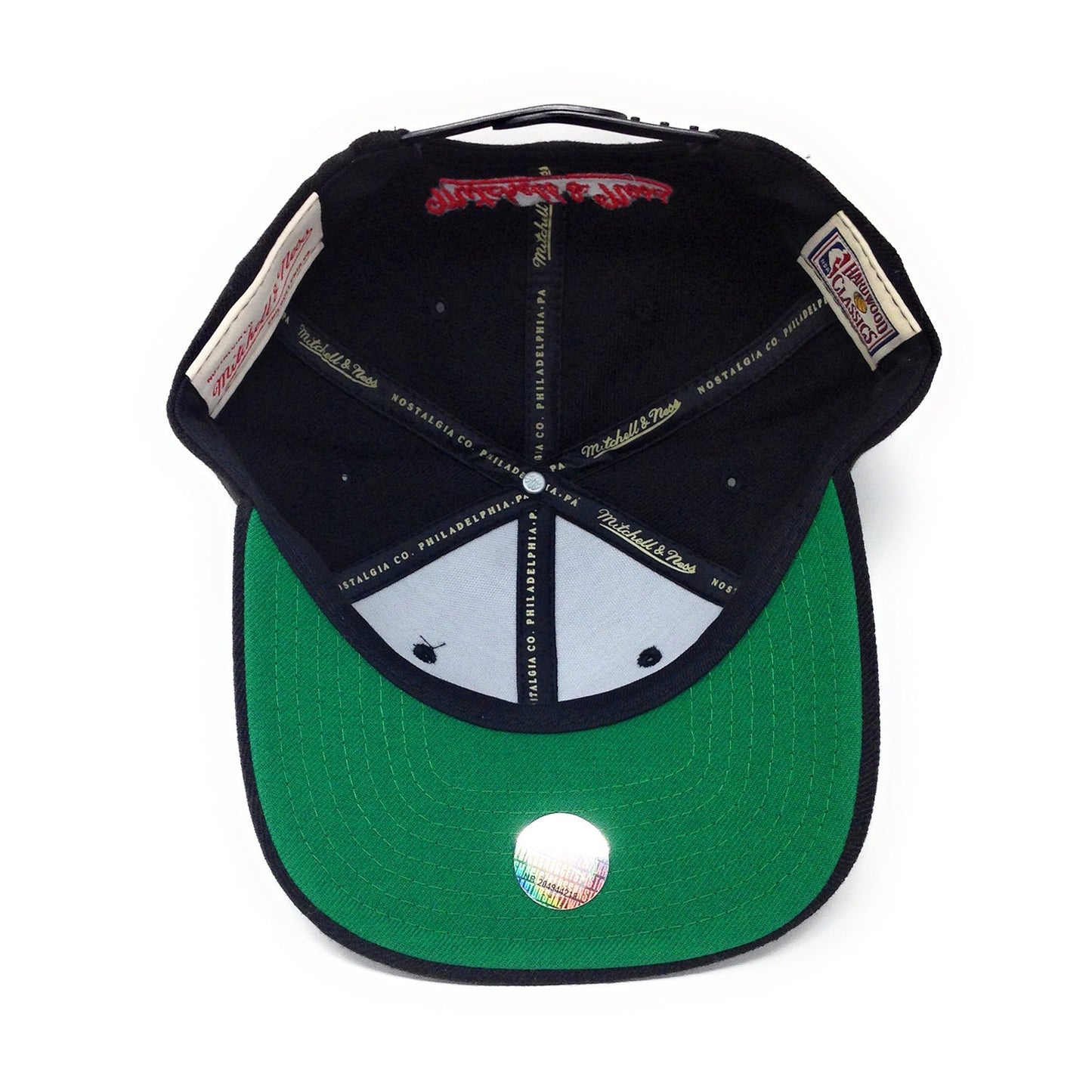 Mitchell and Ness Toronto Raptors Retro Logo Red/Purple/Black Snapback Hat